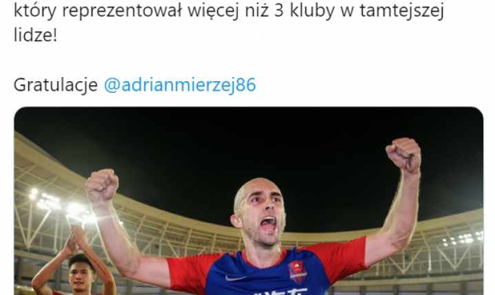 Mierzejewski POBIŁ REKORD chińskiej Super League!